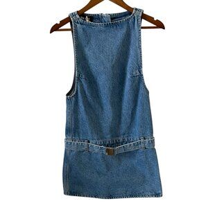 SER.O.YA NEW Georgia Denim Mini Dress Size XXS